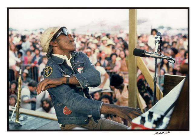 "Henry Roeland Byrd 'Professor Longhair' at the New Orleans Jazz and Heritage Festival" by Michael P. Smith © The Historic New Orleans Collection. 